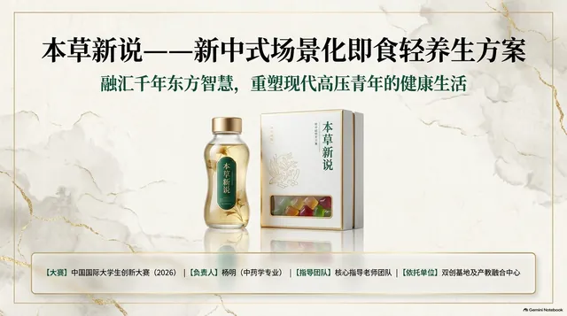 本草新说 · 新中式轻养生的成品封面
