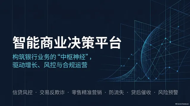 智能商业决策平台的成品封面