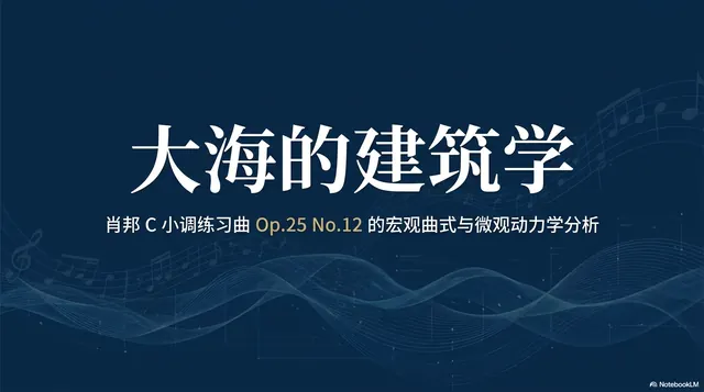 大海的建筑学 · 钢琴作品分析的成品封面