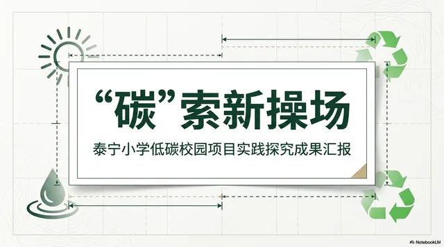 “碳”索新操场 · 校园环保实践的成品封面